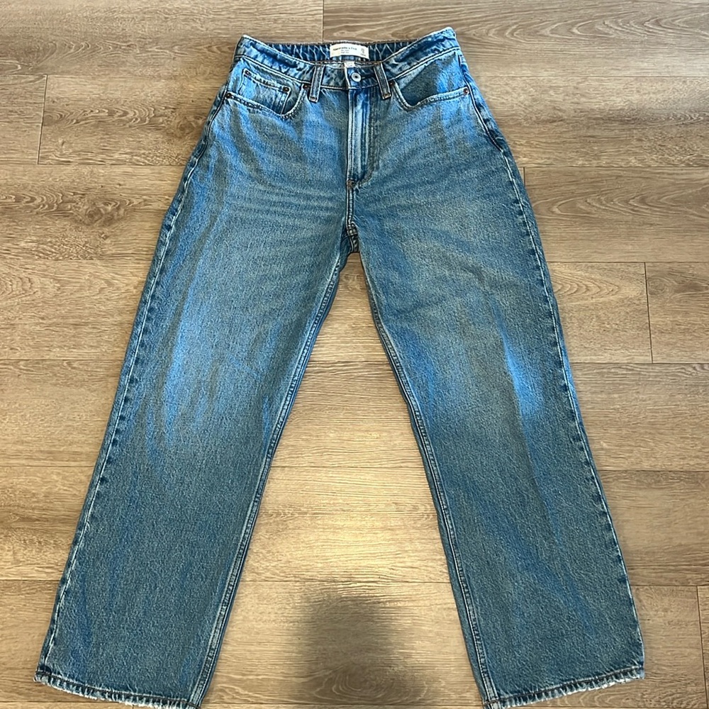 Abercrombie Loose Fit Jeans, 25 SHORT